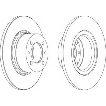 Тормозной диск FERODO DDF035
