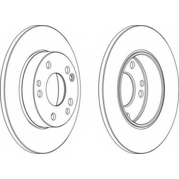 Тормозной диск FERODO DDF053