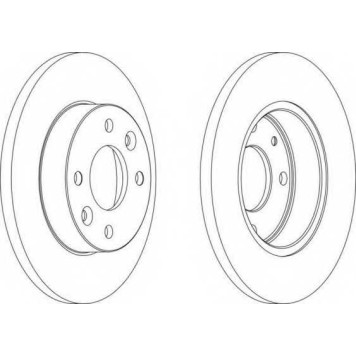 Тормозной диск FERODO DDF055