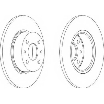 Тормозной диск FERODO DDF066