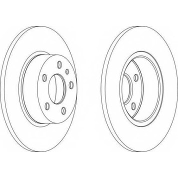 Тормозной диск FERODO DDF067