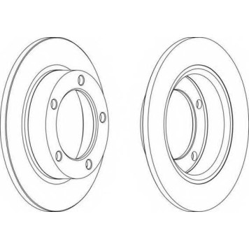 Тормозной диск FERODO DDF092