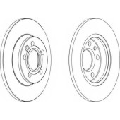 Тормозной диск FERODO DDF1012