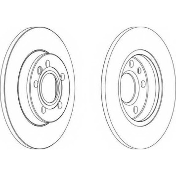Тормозной диск FERODO DDF1012