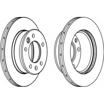 Тормозной диск FERODO FCR228A