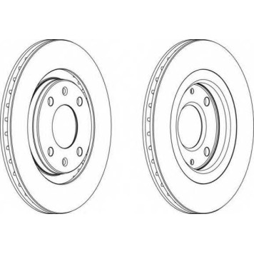 Тормозной диск FERODO DDF192