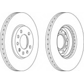 Тормозной диск FERODO DDF1042