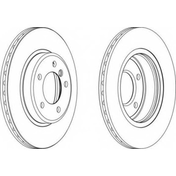 Тормозной диск FERODO DDF1066