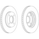 Тормозной диск FERODO DDF1072