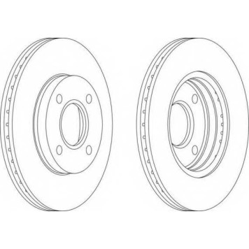 Тормозной диск FERODO DDF1072