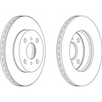 Тормозной диск FERODO DDF1084