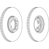 Тормозной диск FERODO DDF1112