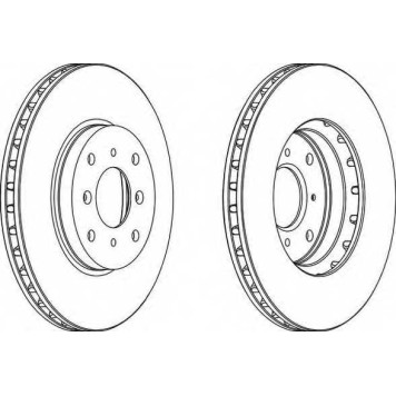 Тормозной диск FERODO DDF1119