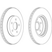Тормозной диск FERODO DDF1125