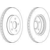 Тормозной диск FERODO DDF1125C