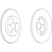 Тормозной диск FERODO DDF1126