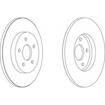 Тормозной диск FERODO DDF1126