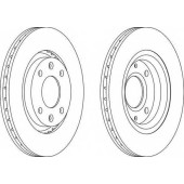 Тормозной диск FERODO DDF1140