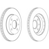 Тормозной диск FERODO DDF1142