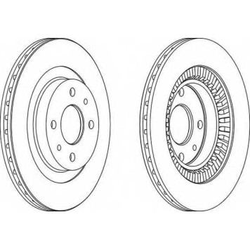 Тормозной диск FERODO DDF1147