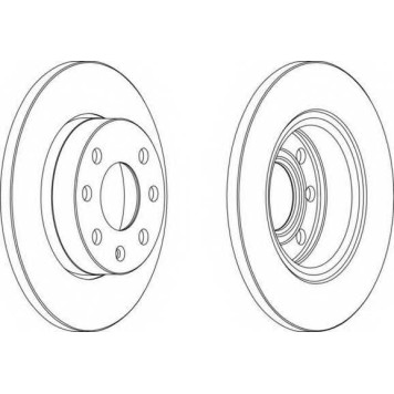 Тормозной диск FERODO DDF116