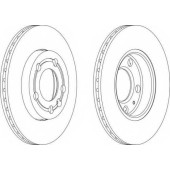 Тормозной диск FERODO DDF1164