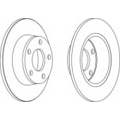 Тормозной диск FERODO DDF1190