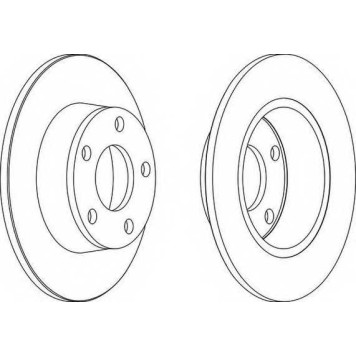 Тормозной диск FERODO DDF1190