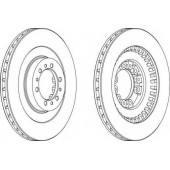 Тормозной диск FERODO DDF1212