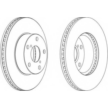 Тормозной диск FERODO DDF1216