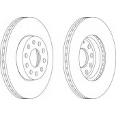 Тормозной диск FERODO DDF1218
