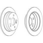 Тормозной диск FERODO DDF122-1