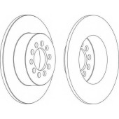Тормозной диск FERODO DDF1224