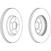 Тормозной диск FERODO DDF1225