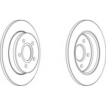 Тормозной диск FERODO DDF1226
