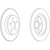 Тормозной диск FERODO DDF1227