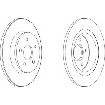 Тормозной диск FERODO DDF1227