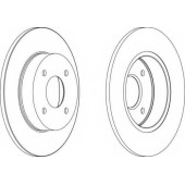 Тормозной диск FERODO DDF1235