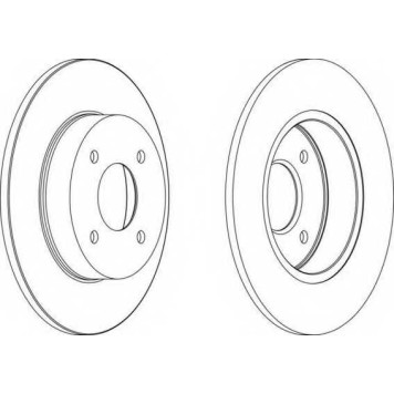 Тормозной диск FERODO DDF1235