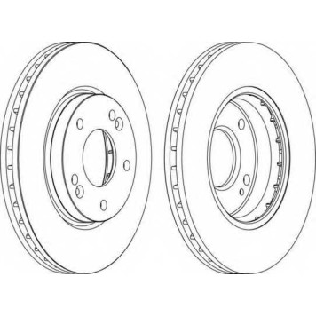 Тормозной диск FERODO DDF1239
