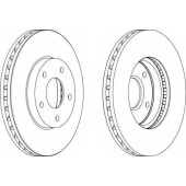 Тормозной диск FERODO DDF1249