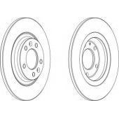 Тормозной диск FERODO DDF1275