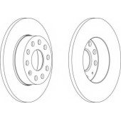 Тормозной диск FERODO DDF1276