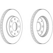 Тормозной диск FERODO DDF1279
