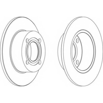 Тормозной диск FERODO DDF128