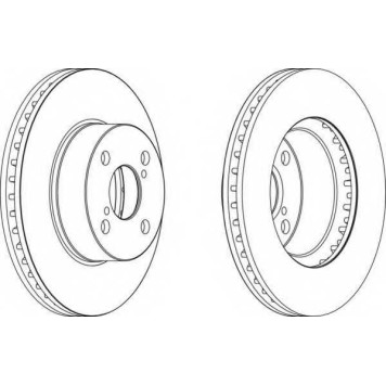 Тормозной диск FERODO DDF1294