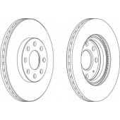 Тормозной диск FERODO DDF1304