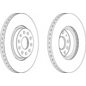 Тормозной диск FERODO DDF1305