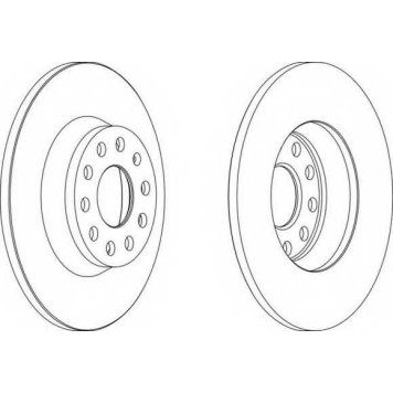 Тормозной диск FERODO DDF1306