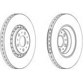Тормозной диск FERODO DDF1371C-1